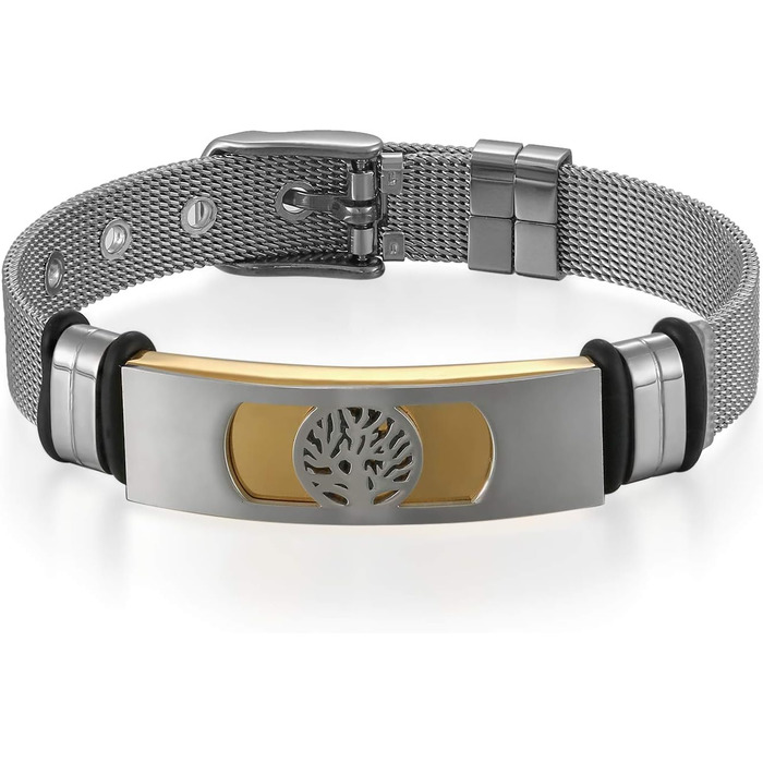 Чоловічий браслет Flongo з нержавіючої сталі 