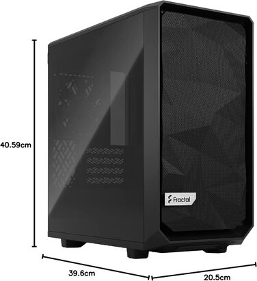 Корпус Fractal Design Meshify 2 Mini Black TG Dark Tint