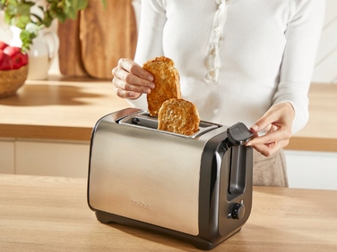 Тостер Tefal TT5S1DE0, сріблястий/сірий, 1300 Вт