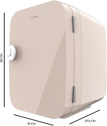 Автомобільний холодильник/термобокс Cecotec Bolero MiniCooling 4L Río Cream 12V/220V, 5-65°C