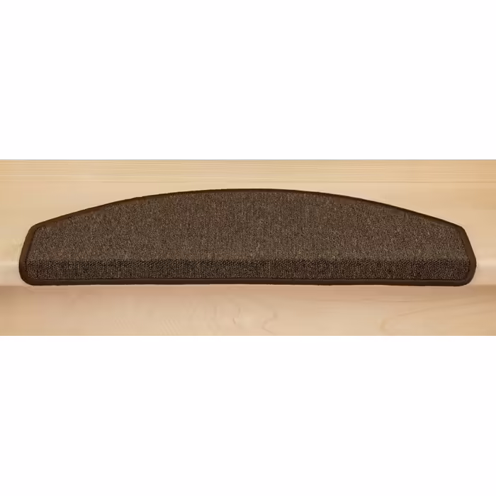 Kettelservice-Metzker Stair Treads Carpet Rambo 15-Piece Value Set, 17 Colors (-Coffee Brown-)