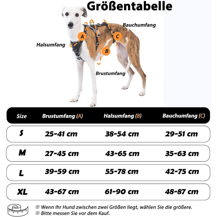 Шлейка для собак Huntboo, анти-витік, для панічних собак, світловідбиваюча, регульована, легка, чорна, розмір S, 1 шт.