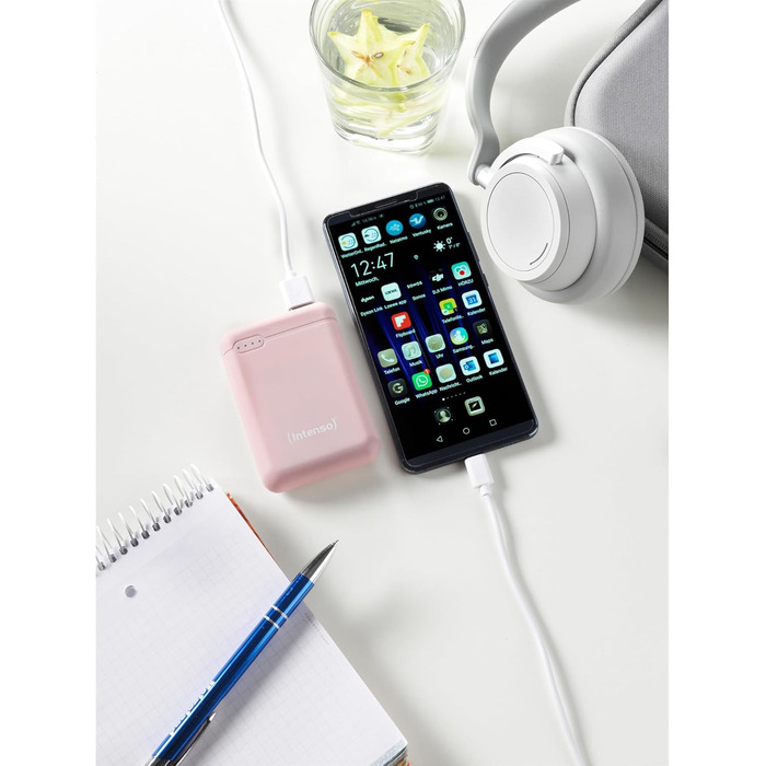 Powerbank Intenso XS 10000mAh Rosé - зовнішній акумулятор для смартфонів, планшетів та цифрових камер