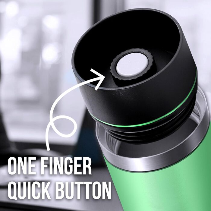 Термокружка Tavialo 460мл, пудрово-рожевий колір, нержавіюча сталь, ізоляційний термокружка, для напоїв