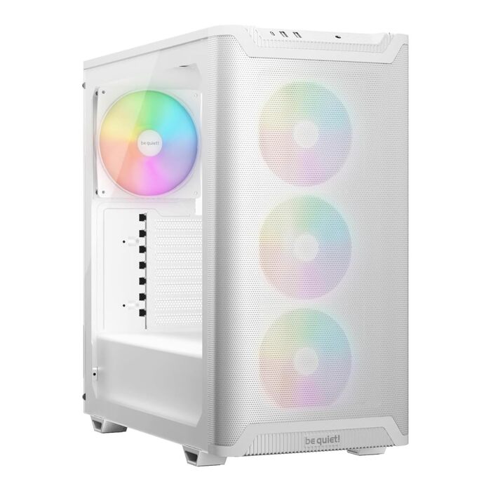 Корпус для ПК be quiet! Pure Base 501 LX (Білий) з 2 вентиляторами Pure Wings 3 140mm PWM, USB 3.2 Gen. 2 Type-C, підтримка вертикальної установки GPU