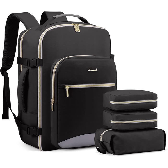 LOVEVOOK Рюкзак для ручної поклажі, 40L, для подорожей, ділових поїздок, вихідних, для ноутбука 17