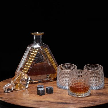 Набір склянок для віскі Relaxdays, 12 шт, 3 дизайни, 150 мл, Tumbler, склянки-похитувачі, прозорі