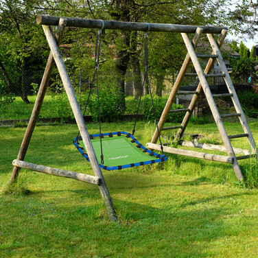Relaxdays Square Hanging Nest Swing in Green