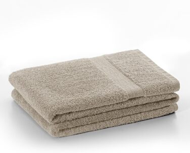 Набір рушників DecoKing Marina бавовна 525г/м² 4 шт. 50x100 см і 2 шт. 70x140 см бежеві, високої якості, суперпоглинаючі
