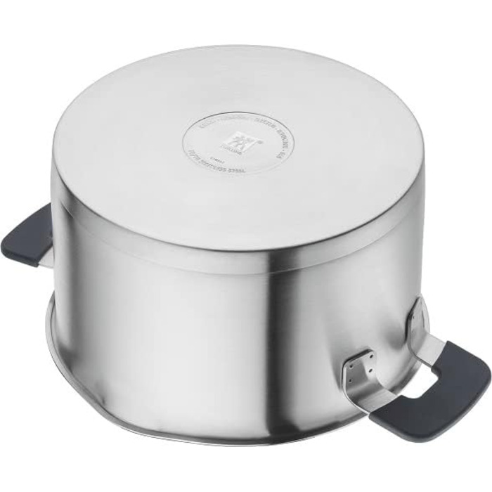 Набір посуду ZWILLING Simplify 5 предметів: каструля з кришкою-ситом, скляна кришка, індукційна, не має покриття, нержавіюча сталь