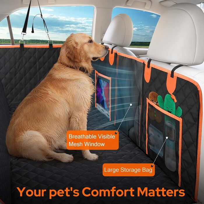 Водонепроникний килимок для собак у багажник авто, універсальний, з металевим кліпом