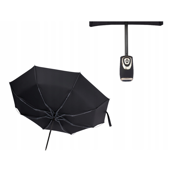 Автоматична парасолька F.P.Parasol з чохлом, чорна