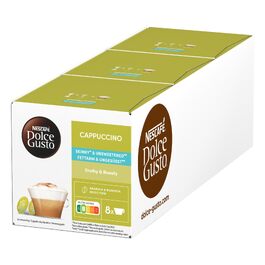 Кавові капсули NESCAFÉ Dolce Gusto Cappuccino, набір 3х16 шт (48 капсул)