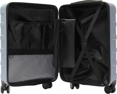 Чемодан ручної об'єм 24 л Cabin Max Anode Hardscalen сірий, 40x30x20 см, 2 колеса