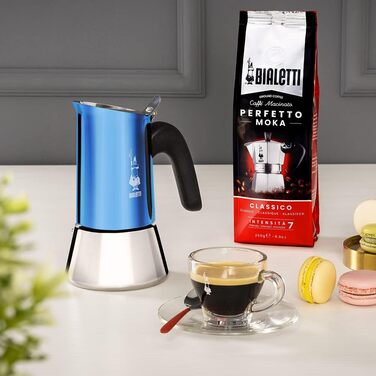 Еспресо-машина Bialetti Venus Induction - італійська якість, нержавіюча сталь, 4 чашки, срібляста