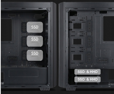 Корпус Gembird K500 Midi Tower, чорний