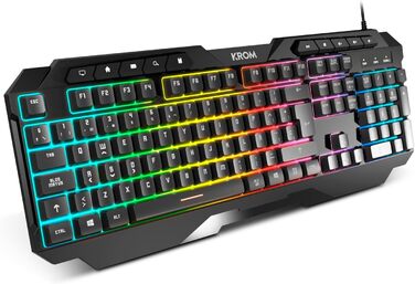 KROM KARRIER Gaming Pack: RGB клавіатура, миша, навушники, килимок для миші - чорний