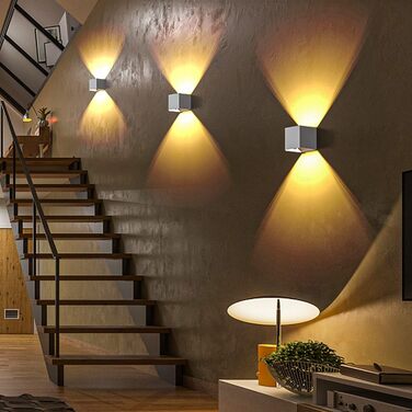 Настінний світильник YrgePowk 2 шт. з LED лампою G9, тепле світло 3000K, IP65, регульований кут освітлення, чорний