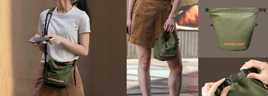 Фотосумка K&F Concept Urban Wander Sling U11 5 л, зелена