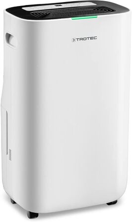 Електричний осушувач повітря Trotec TTK 70 HEPA (Plus) – продуктивність 20 л/день – площа 45 м² / 110 м³ – 2-в-1 очисник повітря з HEPA фільтром 50 м² / 125 м³ - об'єм бака 6,5 л