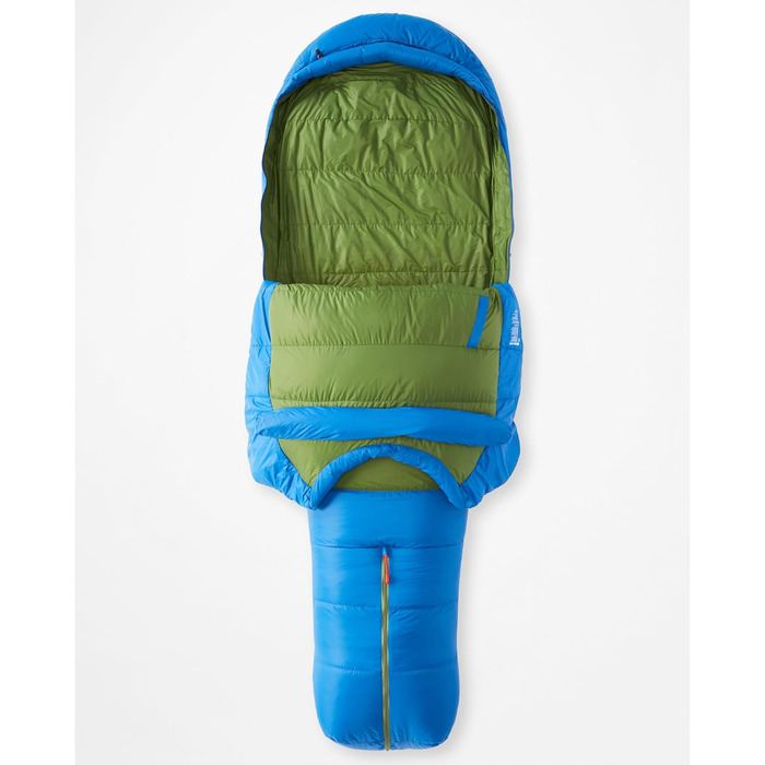 Сплячий мішок Marmot Sawtooth, дорослий, мумієподібний, 650 кучове пухове заповнення, 183 см, до -28°C