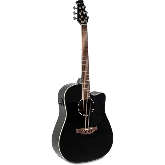 Акустична гітара Applause E Akustikgitarre Traditional Mid Cutaway (AED-96-5HG Black Gloss, Wood Classics E-Akustik)
