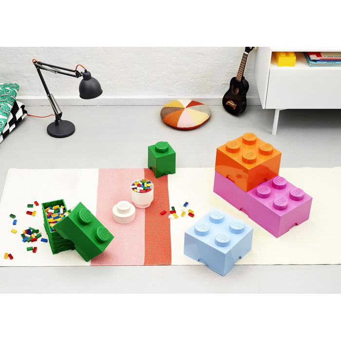 Контейнер для зберігання Lego Brick 8 великий, світло-блакитний