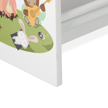 Relaxdays Children's Shelving Unit with 9 Boxes and Motif