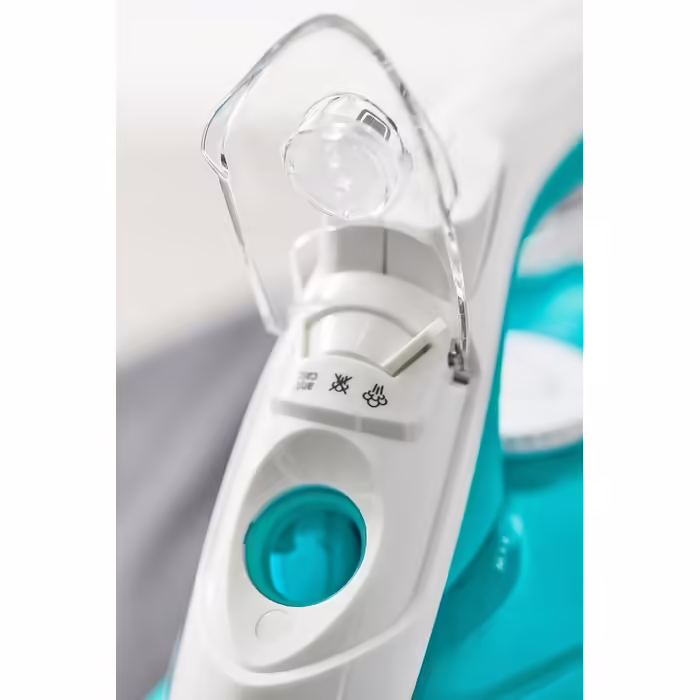 Tefal FV6520 Freemove Air Cordless Steam Iron | 2400 W | 25g/Min Continuous Steam | 115g/Min Steam Burst | Cordless Technology | Automatic Shut-Off | Turquoise/White