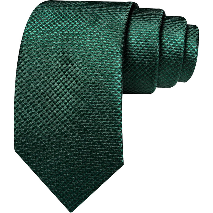 Костюмний аксесуар Barry.Wang: краватка, кишеньковий хустинка та запонки (Solid Green)