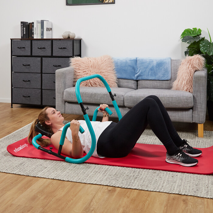Relaxdays Ab Roller Turquoise