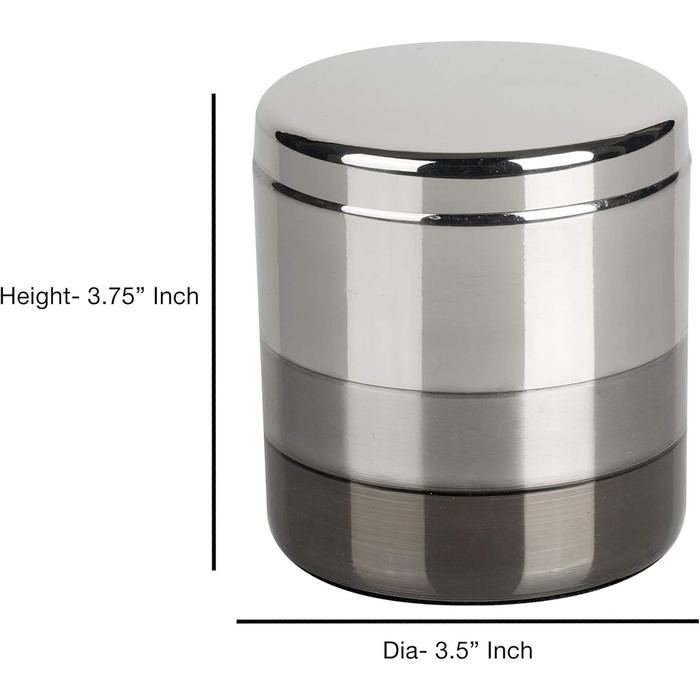 Набір аксесуарів для ванної кімнати Triune Elegante, 7 предметів, платина, нержавіюча сталь