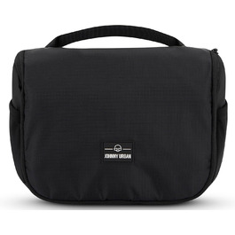 Чоловіча та жіноча косметичка Johnny Urban Kulturtasche Logan чорного кольору - велика, для подорожей, з прозорим кишенькою для рідин (ручна поклажа)