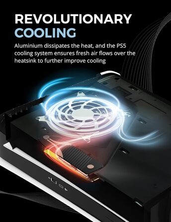 Радіатор охолодження Sabrent M.2 SSD NVMe з алюмінію з термопадом, HeatPipe, сумісний з PC, Desktop, PS5