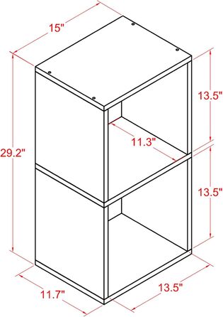 FUSUNBAO Magic DIY Cube Storage Organizer, stackable cubes for home, books, clothes, toys, modular storage system, closet organizer, bookshelf, cabinet (pure white (Yellow Oak, 2. General Cube))