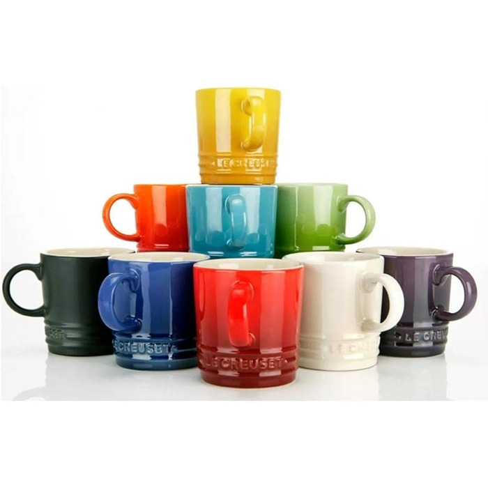 Набір із 6 керамічних кухлів Le Creuset, 350 мл, райдужні