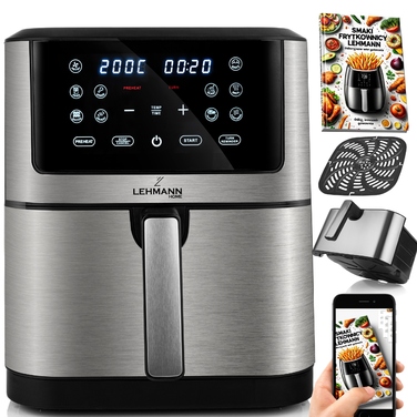 Аерофритюрниця Lehmann Fresco LHODF-1880 1800Вт 8л, сріблясто-сіра