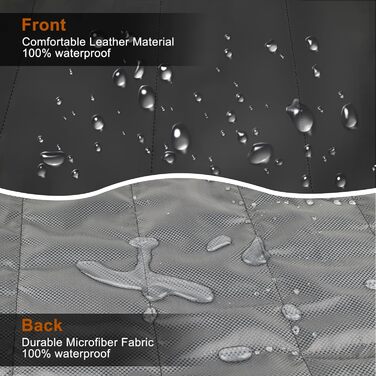 Килимок для собак та котів на вулицю та в будинок YFbrite, водонепроникний, з штучної шкіри, для кемпінгу (S)