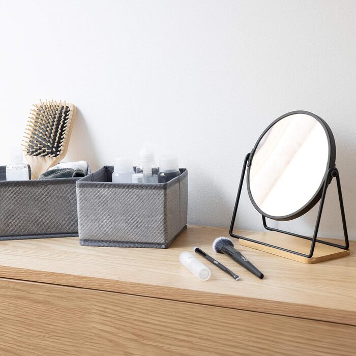 Navaris Storage Boxes Organizer System - Fabric Boxes - 12 Pieces in Various Sizes - for Wardrobe and Drawers - Foldable