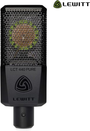 LCT 440 Pure - XLR конденсаторний мікрофон з 1' капсулою: ідеальний для вокалу, інструментів, подкастів та стрімінгу. У комплекті: мікрофонна павутина, поп-фільтр, вітрозахист та транспортна сумка.
