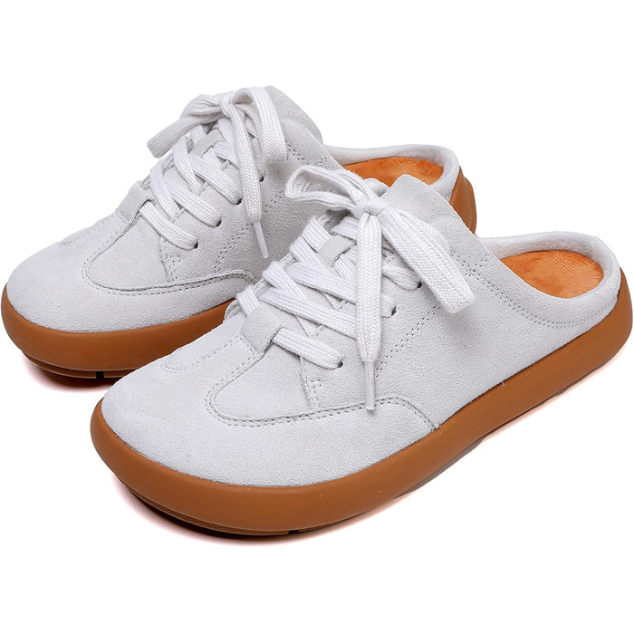 Тапочки домогосподарки UBFEN жіночі теплі мюлі, зручні, з м'якої плюшевої тканини, повсякденні, для дому та вулиці, сірі, 40 EU