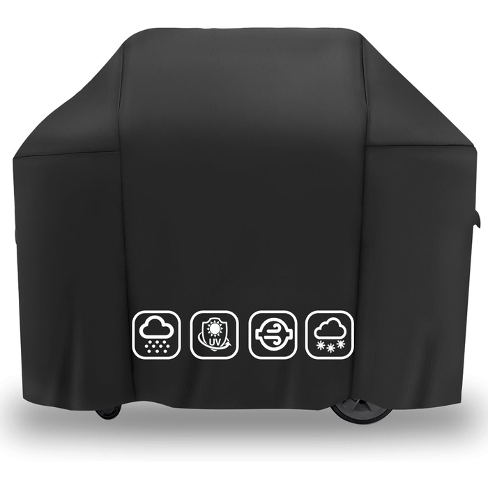 Чохол для гриля Weber Genesis II 300 серії, E-330/E-310/S-310/S-330/S-335/S-340, 147 см, 600D Оксфорд, водонепроникний, посилений