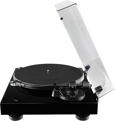 Програвач вінілу Fluance RT81 Elite High Fidelity з картриджем Audio Technica AT95E, чорний глянцевий