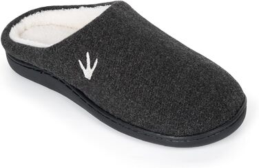 Теплі домашні тапочки для жінок та чоловіків з антиковзкою підошвою – Утеплені зимові пантофлі | Memory Foam HOD06 40/41 EU Чорні