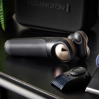 Електричний голчастий верстат Remington X5 (XR1755) з гібридною системою SynX: для чоловіків, гоління мокрою та сухою, з тримером, бронзовий