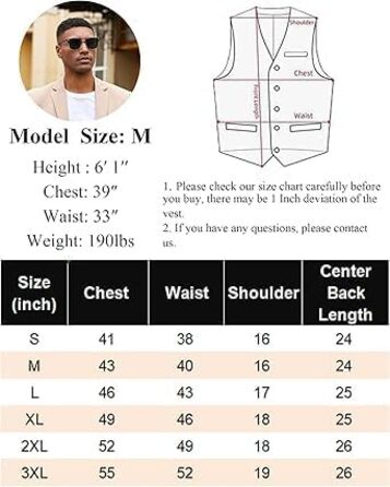 Жилет чоловічий COOFANDY, елегантний, для бізнесу, класичний, сірий, розмір XL