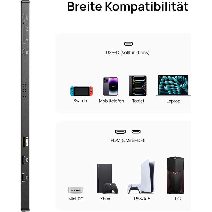 Портативний монітор ARZOPA 17.3