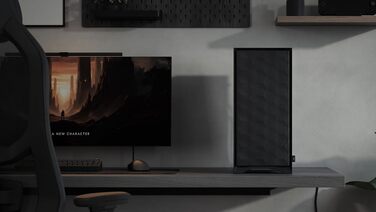 Корпус для ПК Fractal Design Pop Air 2 Black TG Mesh ATX, 3x 120 мм вентилятори, чорний, загартоване скло