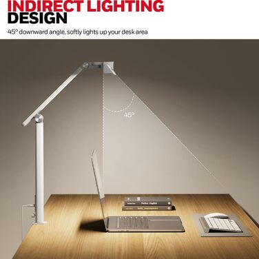 LED лампа Honeywell HJ1 Sunturalux™ для офісу та дому: регульоване світло, кріплення, захист очей, гнучкий дизайн