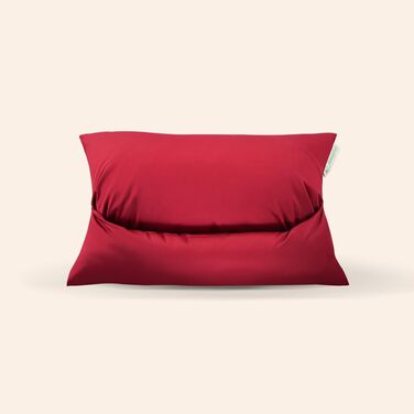 Наволочка mySheepi Home з 100% єгипетської бавовни, сіра, 60x40 см – для ортопедичної подушки для шиї